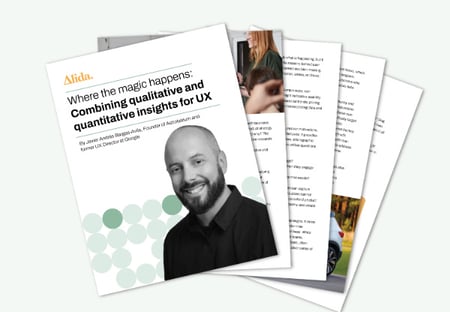 Combining qualitative and quantitative insights for UX